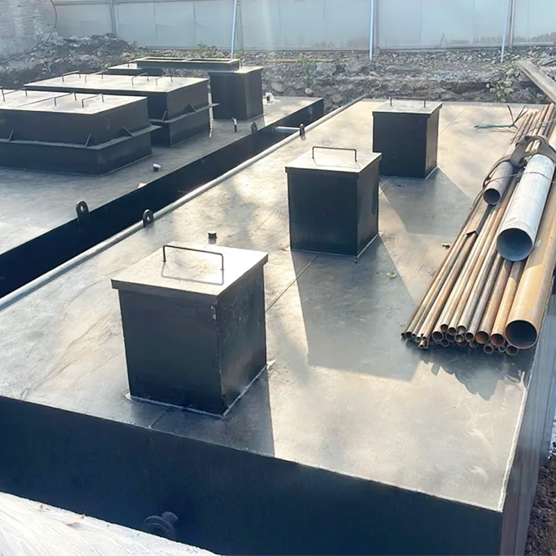 दबे हुए घरेलू सीवेज लघु-स्तरीय विकेंद्रीकृत उपकरण